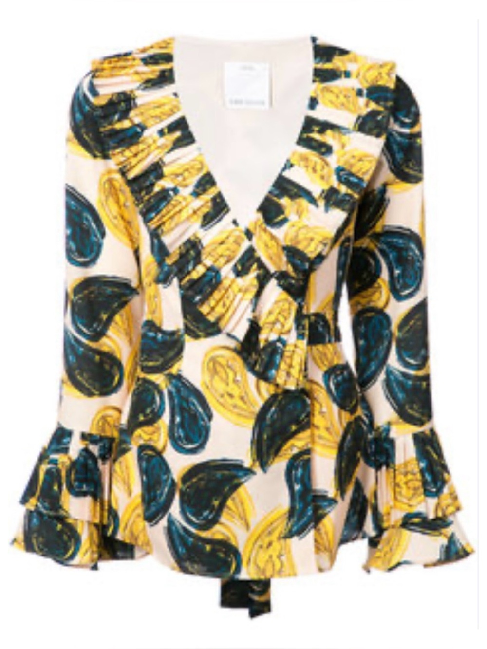 NWOT Anthropologie C/MEO Collective Wrap Top  Size Small